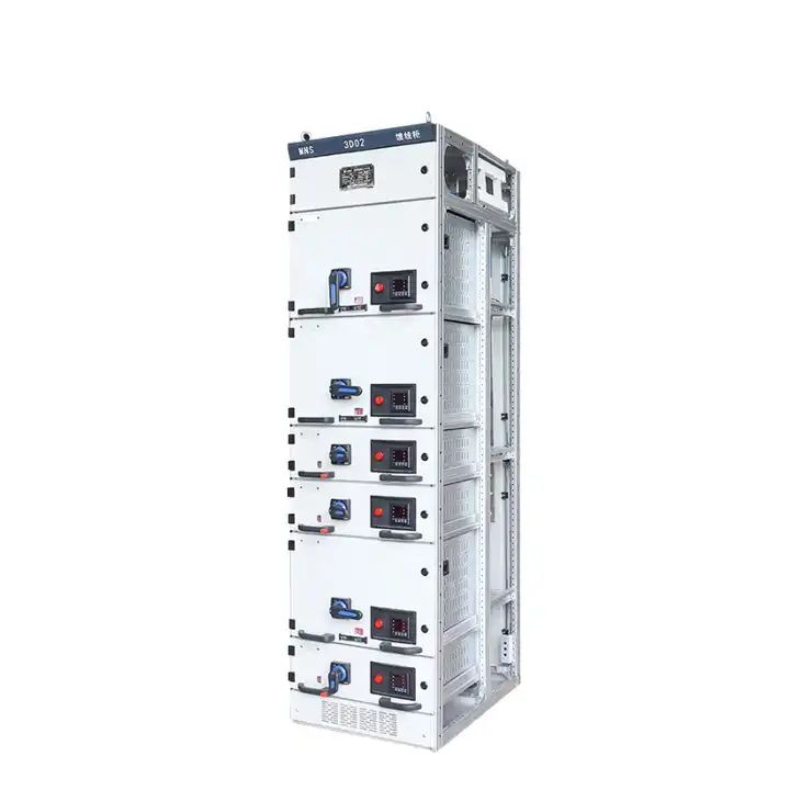 MNS 380V 5000A குறைந்த மின்னழுத்தம் திரும்பப் பெறக்கூடிய சுவிட்ச்கியர் சுவிட்ச் கட்டுப்பாட்டு அமைச்சரவை
